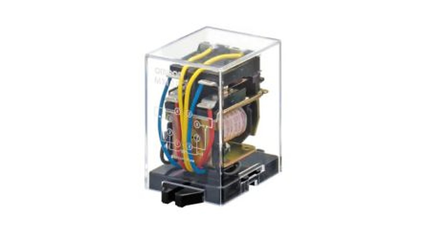 Omron Power Relay, 110V dc Coil, 7A Switching Current, DPDT