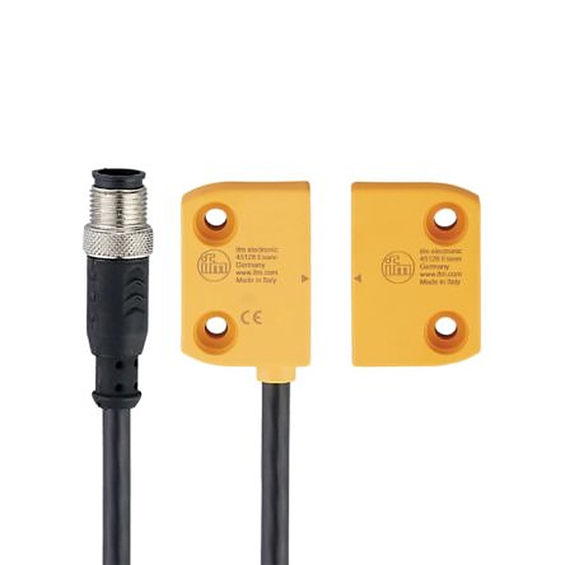 ifm electronic MN Series Magnetic Safety Switch, Polyamide Housing, 24V dc, 2 NO, M12