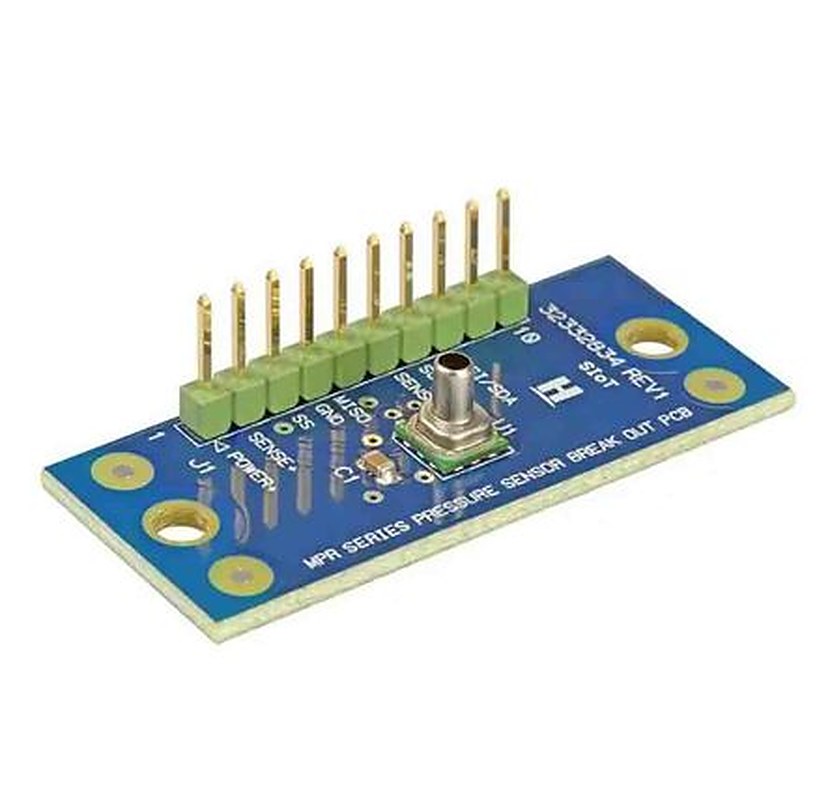 Honeywell MPR Series Sensor Mounted on a Breakout Board Breakout Board