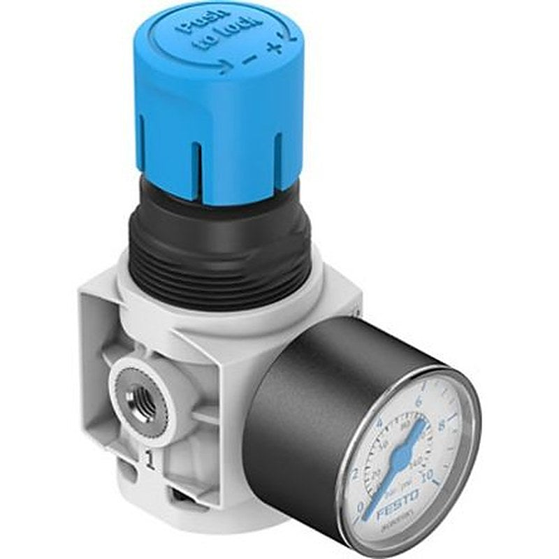 Festo M5 Regulator - 10 bar, MS2-LR-M5-D6-AR-BAR-F1A-B MS2