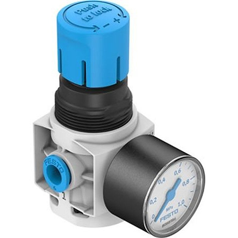 Festo QS-6 Regulator - 8 bar, MS2-LR-QS6-D6-AR-MPA-F1A-B MS2