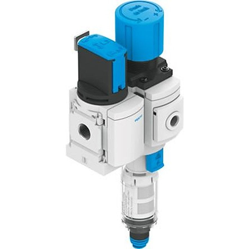 Festo MS4 Filter Regulator, 1/8 in G, 10 bar, MS4-EM1FR-1/4-D6-C-P-VC-A8-WPE-B
