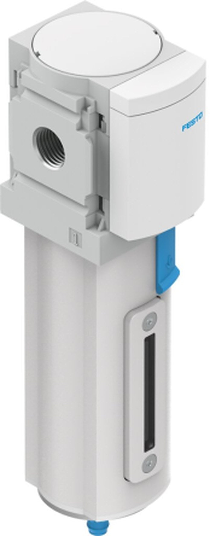 Festo MS series 40 μm 1/4 in G 14 bar Pneumatic Filter 1700L/min max with Manual drain