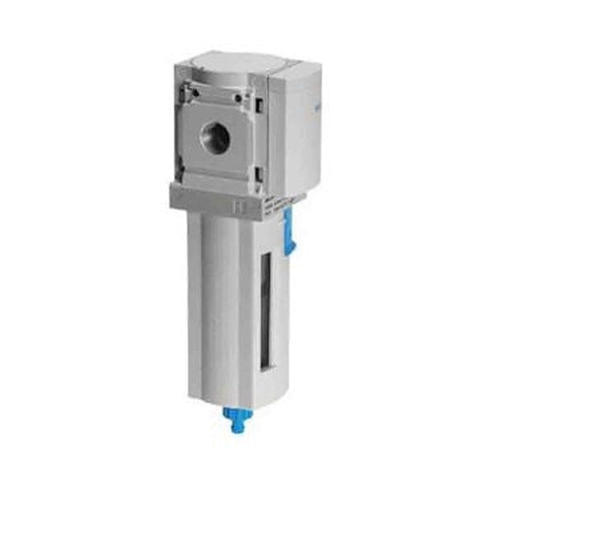 Festo MS series 1 μm 1/4 in G 12 bar Pneumatic Filter 360 L/min max with Automatic drain