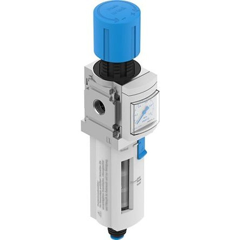 Festo MS Filter Regulator, 40 μm, G1/4 in, Automatic, Manual, 12 bar, 8232849