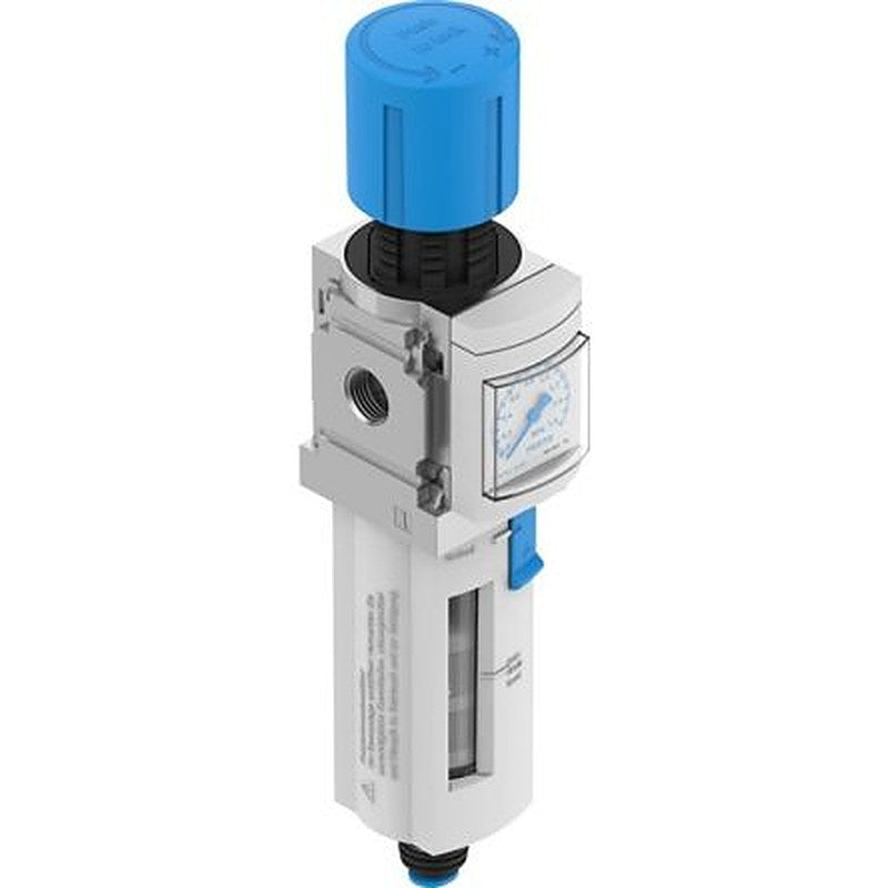 Festo MS Filter Regulator, 40 μm, G1/4 in, Automatic, Manual, 12 bar, 8232856