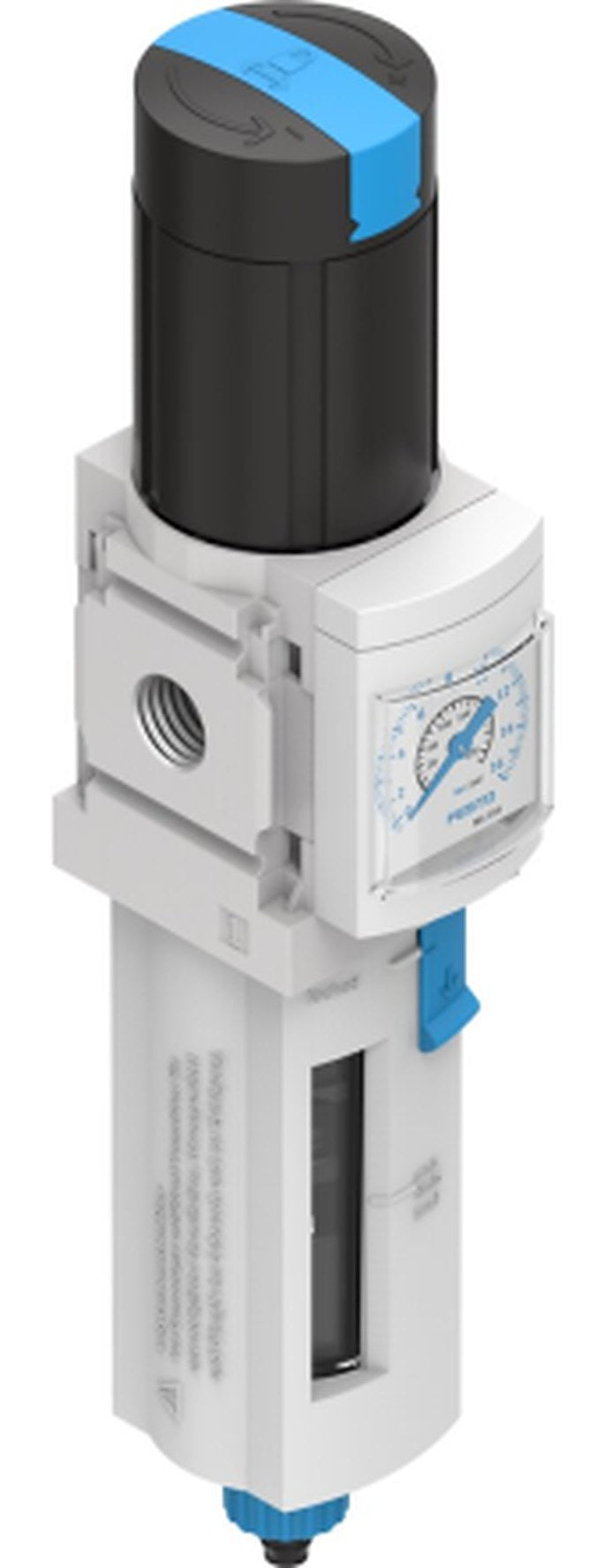 Festo MS Filter Regulator, 40 μm, 1/8 in, Automatic, 12 bar, 529166