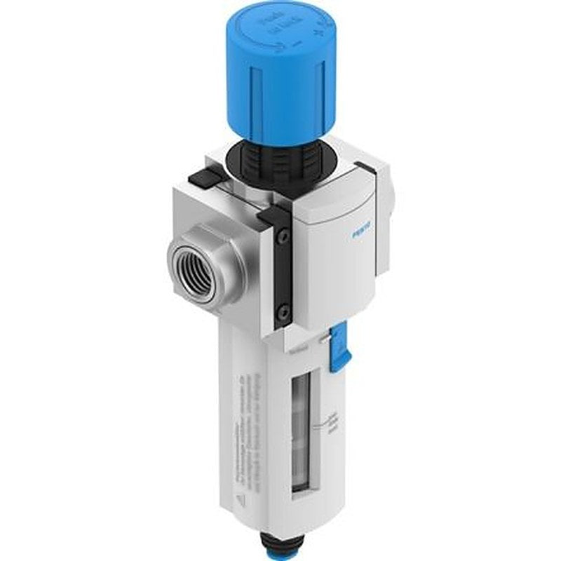Festo MS Filter Regulator, 5 μm, G3/8 in, Automatic, Manual, 12 bar, 8232864