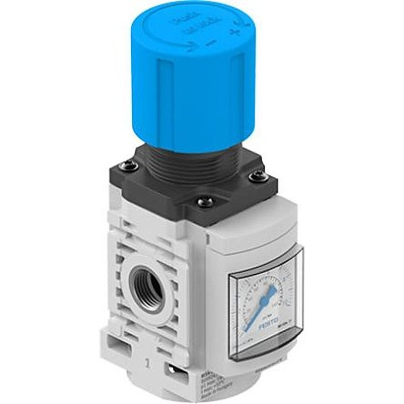 Festo 1/4 in G Regulator - 10 bar, MS4-LR-1/4-D6-AG-BAR-F1A-B 1800 L/min MS4