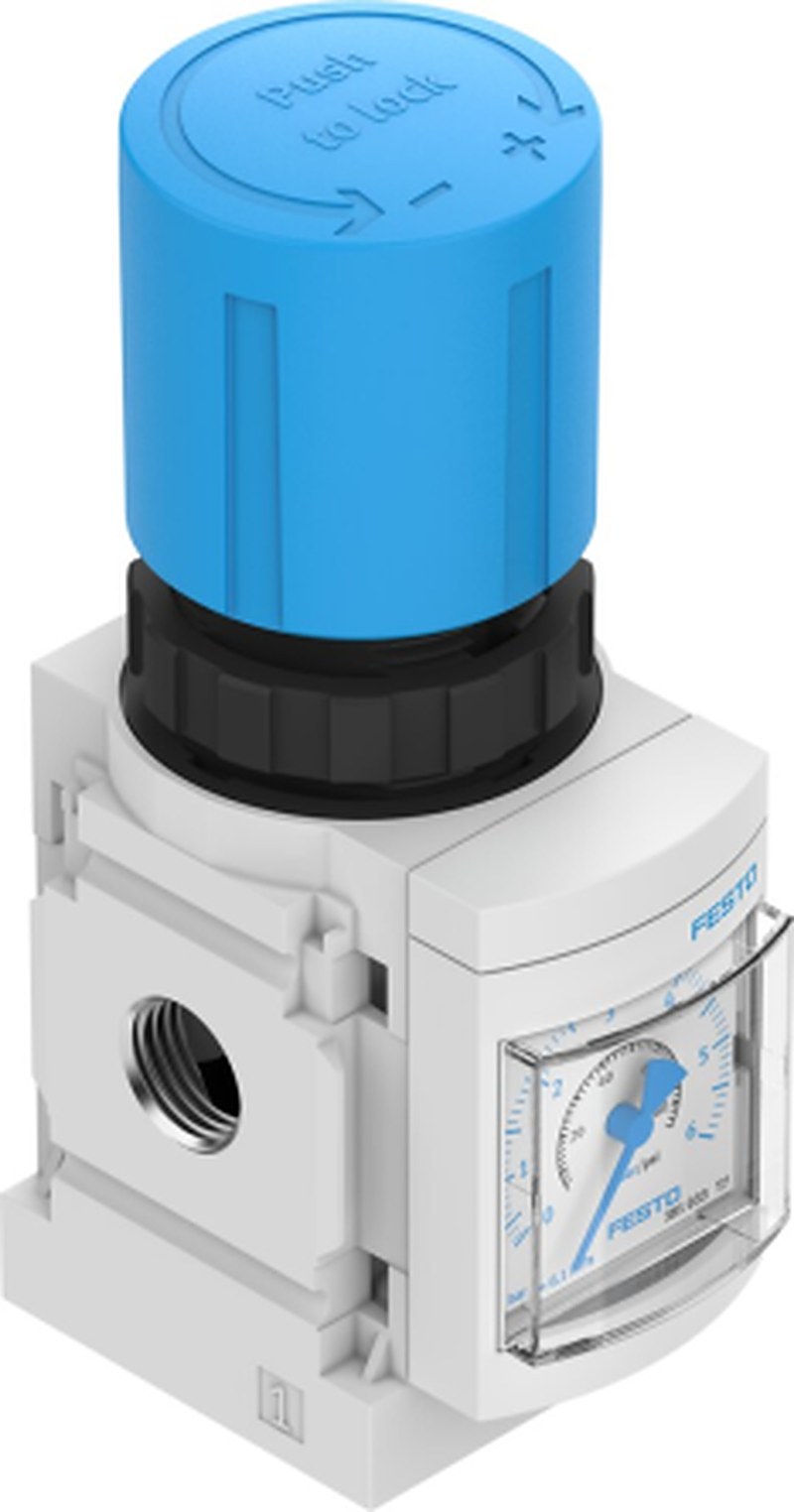 Festo 1/4 in G Regulator - 14 bar, MS4-LR-1/4-D6 1800L/min, G MS