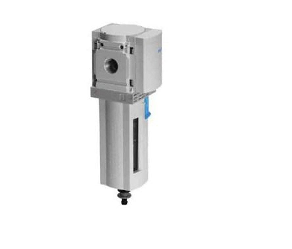 Festo MS series 40 μm 1/2 in G 12 bar Pneumatic Filter 4100 L/min max with Automatic drain