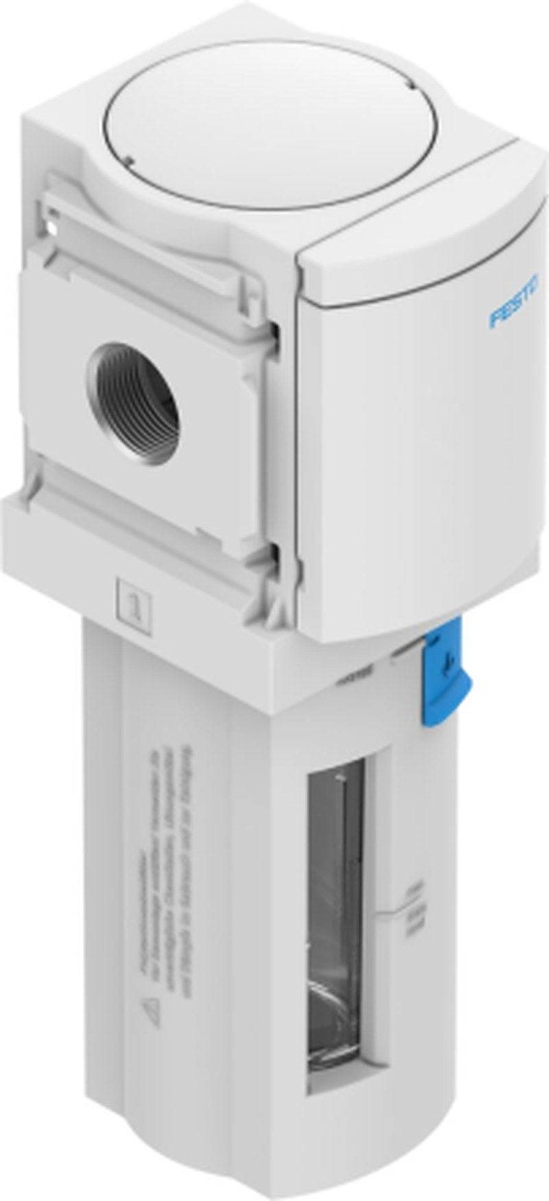 Festo MS series 5 μm 3/8 in G 20 bar Pneumatic Filter 3000L/min max with Manual drain