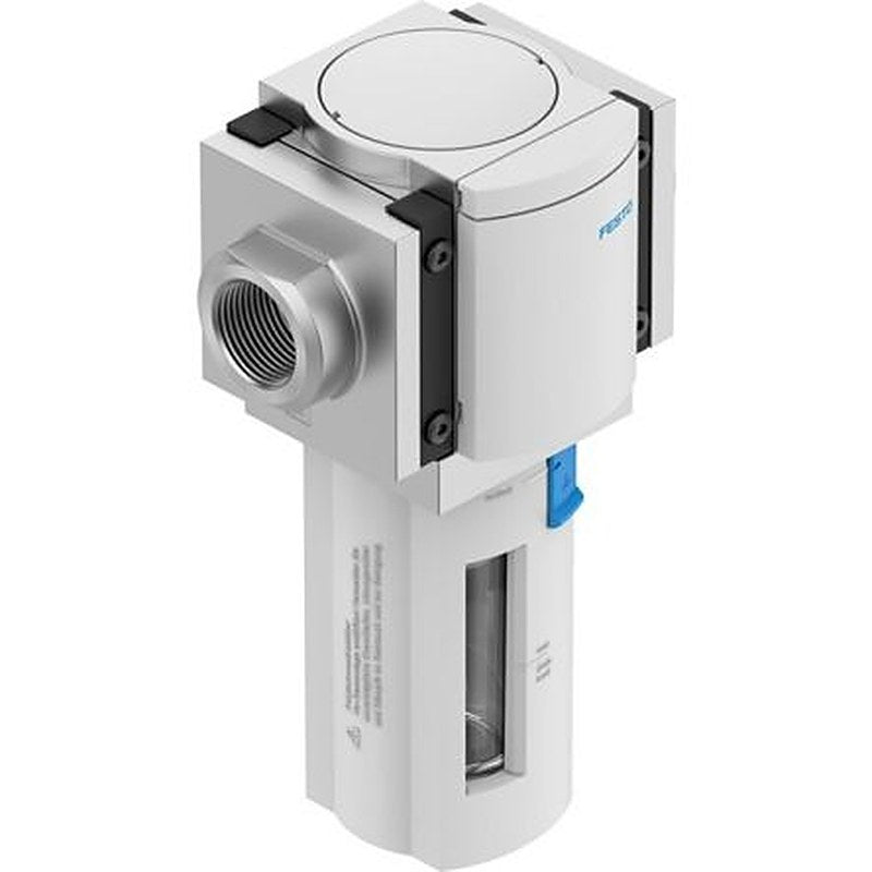 Festo MS series 40 μm G3/4 in 12 bar Air Filter 3700L/min max with Automatic drain