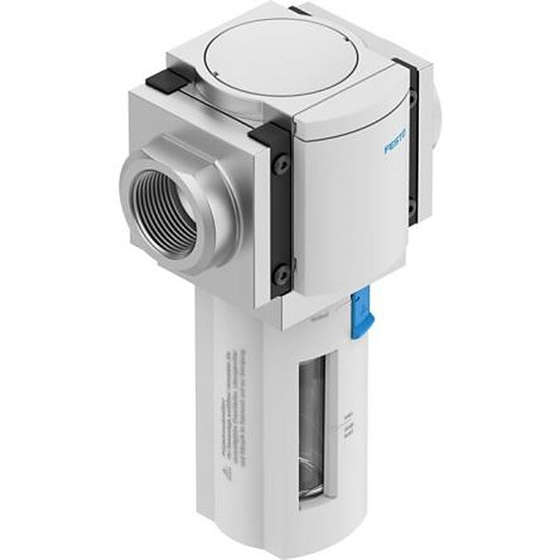 Festo MS series 40 μm G1 in 20 bar Air Filter 4100L/min max with Manual drain