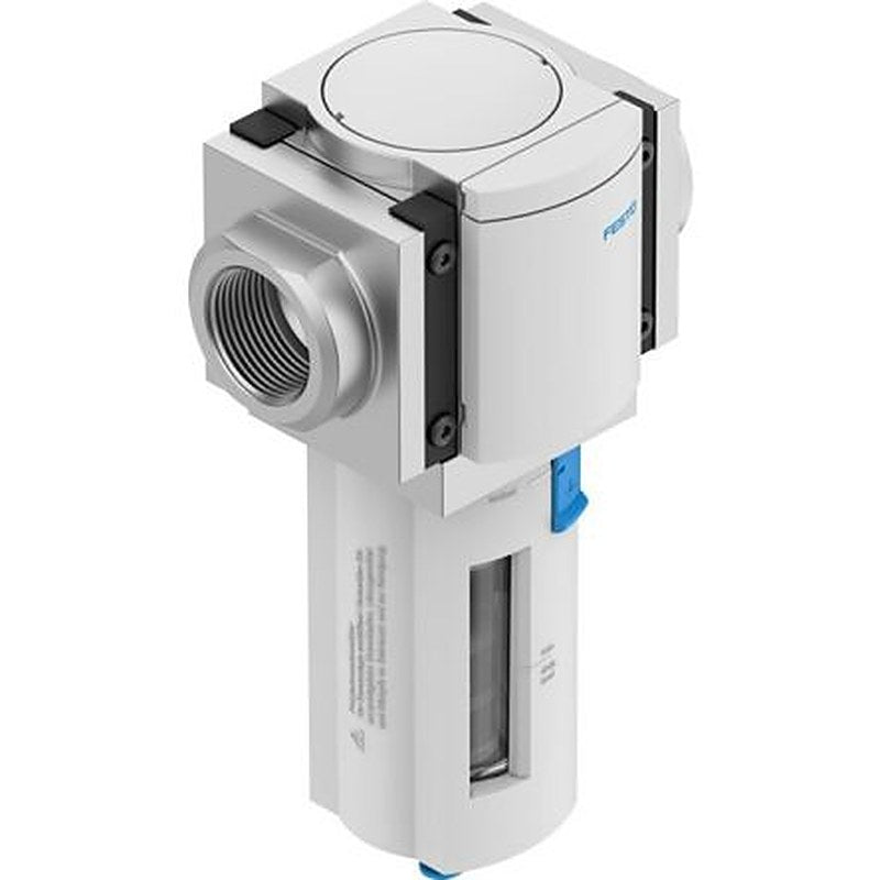 Festo MS series 40 μm G1 in 12 bar Air Filter 4100L/min max with Automatic drain
