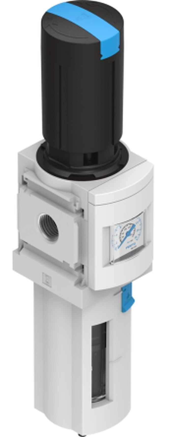 Festo MS Filter Regulator, 40 μm, 1/2 in G, Automatic, Manual, 12 bar, 529191