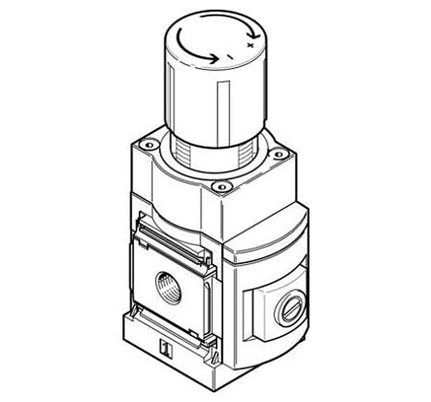 Festo MS Series Pressure Regulator G 3/8 G G