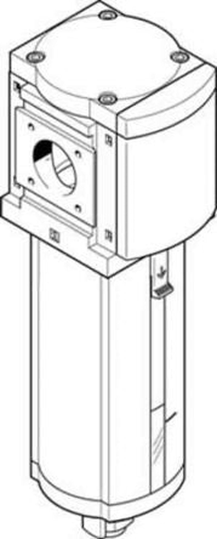 Festo 25 L/s Water Separator, 9 μm filtration, 2 bar to 12 bar