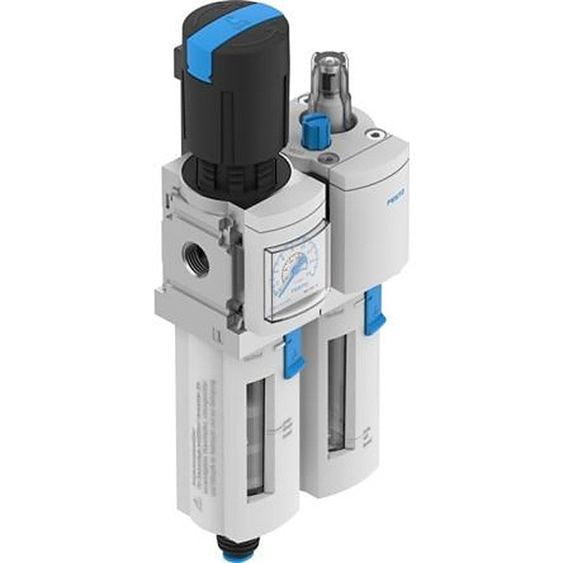 Festo G1/4 in Combination Unit, Automatic Drain, 40 μm Filtration Size Integrated Pressure Gauge, 8233009