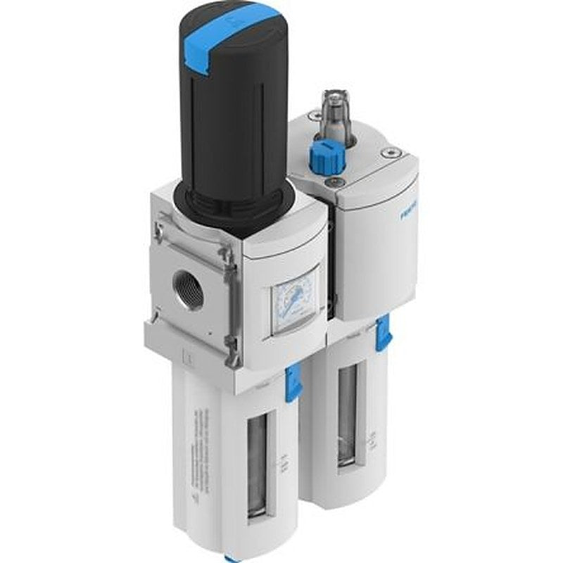 Festo G1/4 in Combination Unit, Automatic Drain, 40 μm Filtration Size Integrated Pressure Gauge, 8233031
