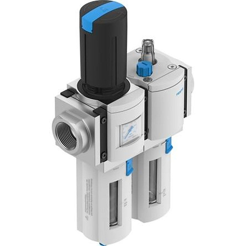 Festo G1 in Combination Unit, Automatic Drain, 40 μm Filtration Size Integrated Pressure Gauge, 8233050