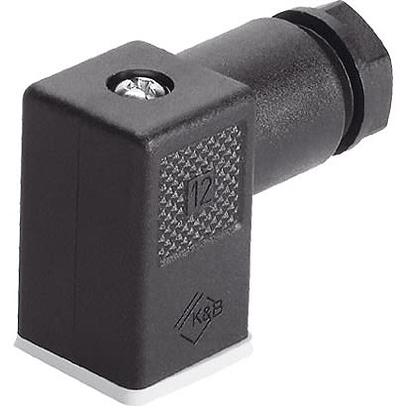 Festo Solenoid Valve Cable Plug for use with Valves With EB And N2 Solenoid Coils