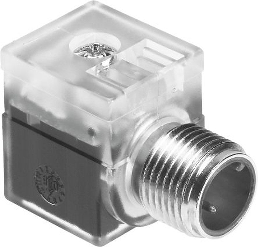 Festo MSSD-EB 2 DIN 43650 C Solenoid Valve Connector Female Indicator Light, 24V ac/dc Voltage