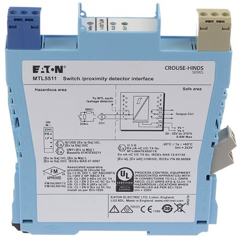 Eaton Zener Barrier, ATEX