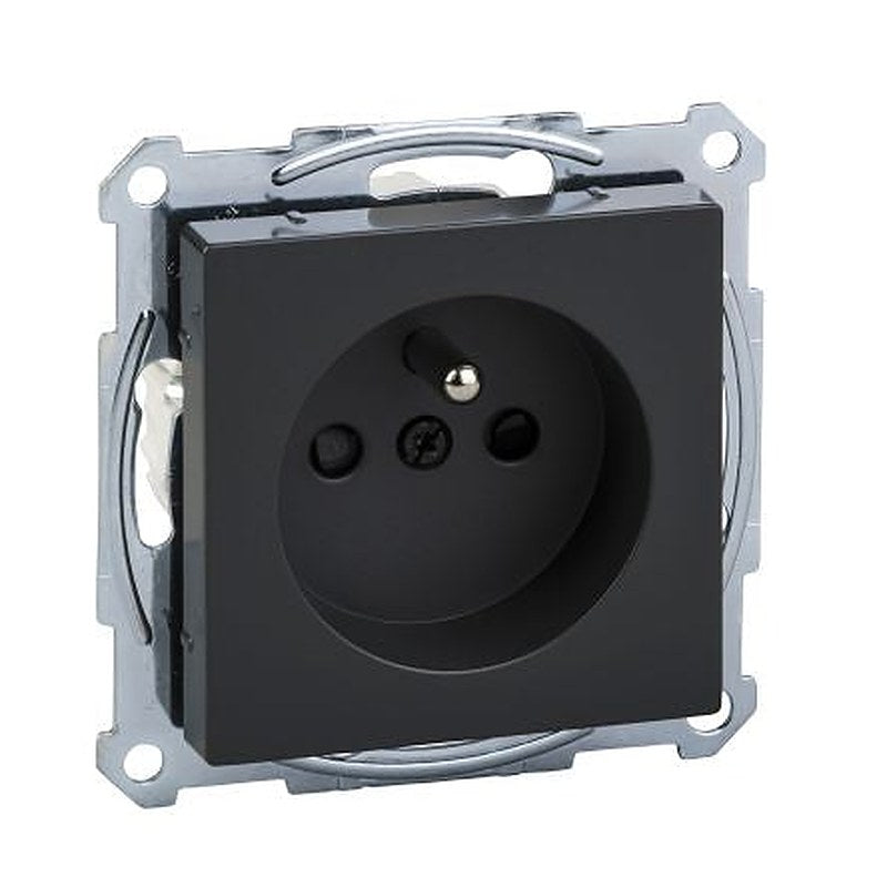 Schneider Electric Anthracite, 1 Gang, System M
