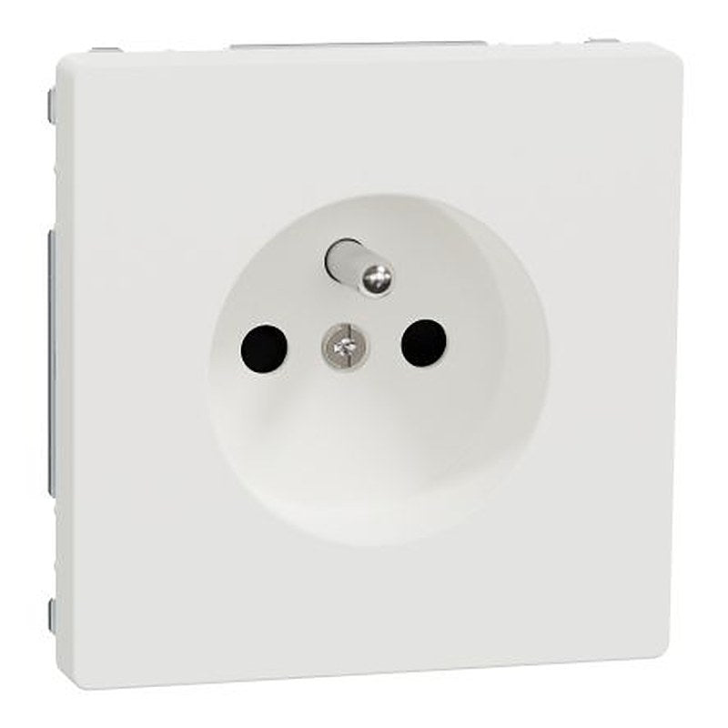 Schneider Electric, Merten IP20 White Light Switch, Screw Mount, 2P+PE, Rated At 16A, 250V