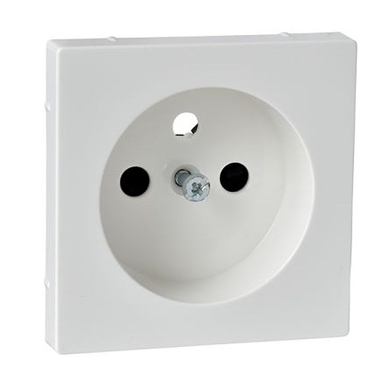 Schneider Electric System M White 1 Gang Plug Socket, French 2P