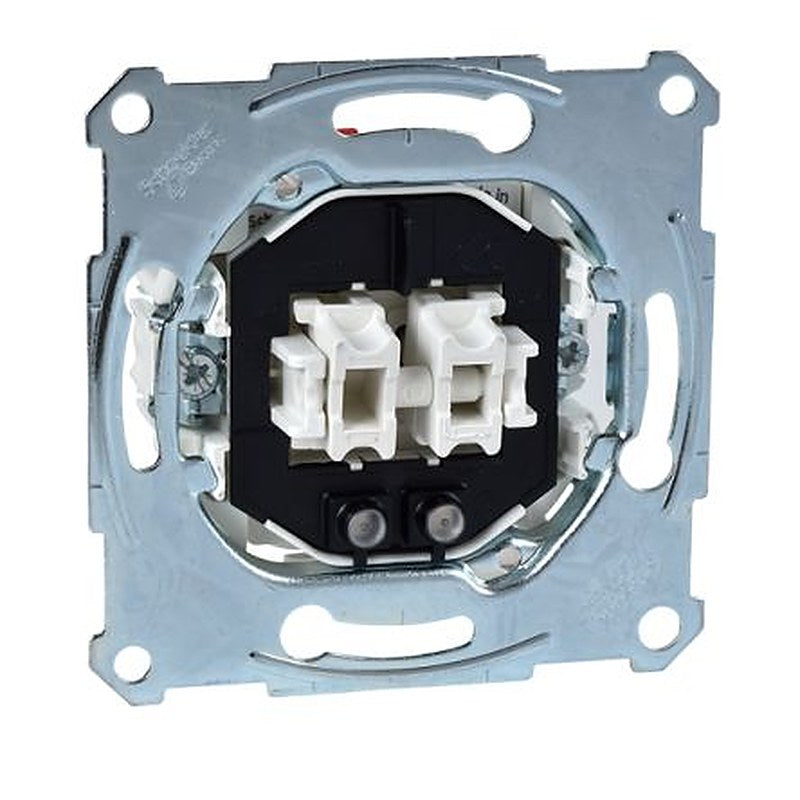 Schneider Electric Black, Grey, 1 Way Rocker, D-Life