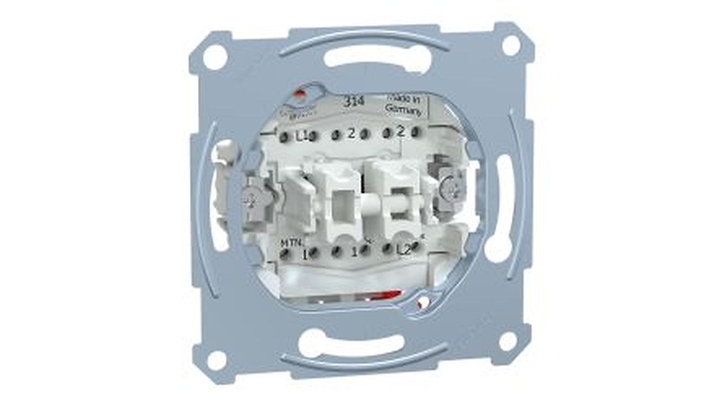 Schneider Electric White, 2 Way Rocker Light Switch, 1 Gang, D-Life