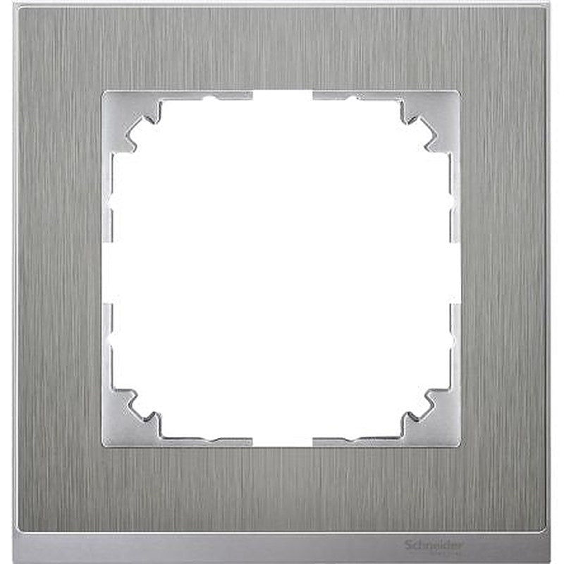Schneider Electric Stainless Steel 1 Gang Cover