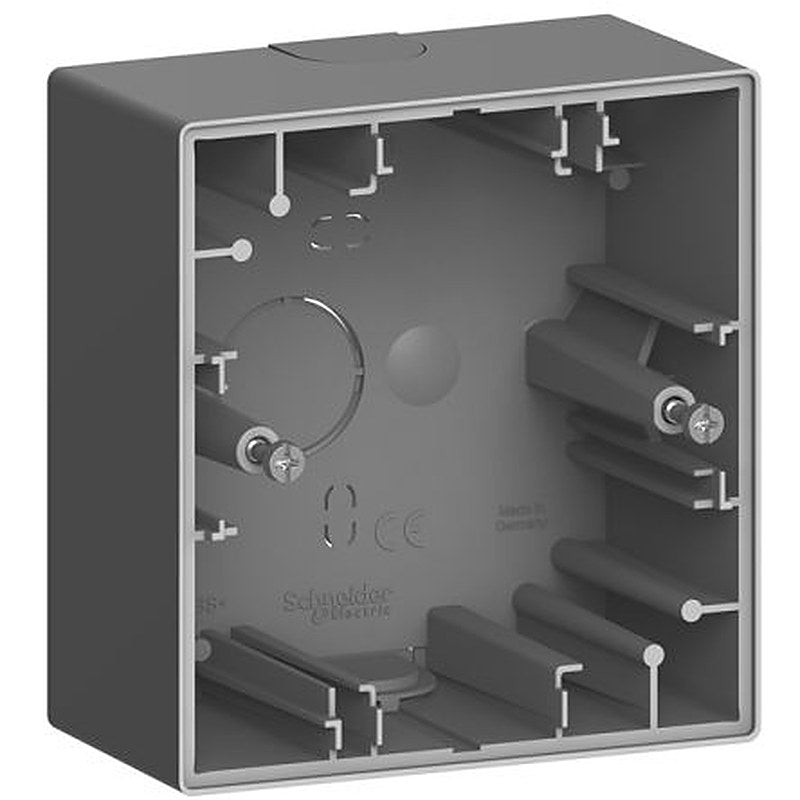 Schneider Electric D-Life Grey ABS Back Box Mounting Frame, Surface Mount, 1 Gangs