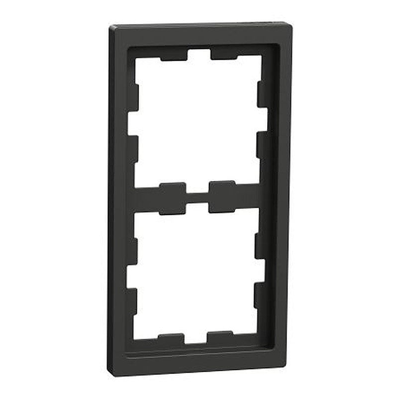 Schneider Electric Black, 2 Gang, D-Life
