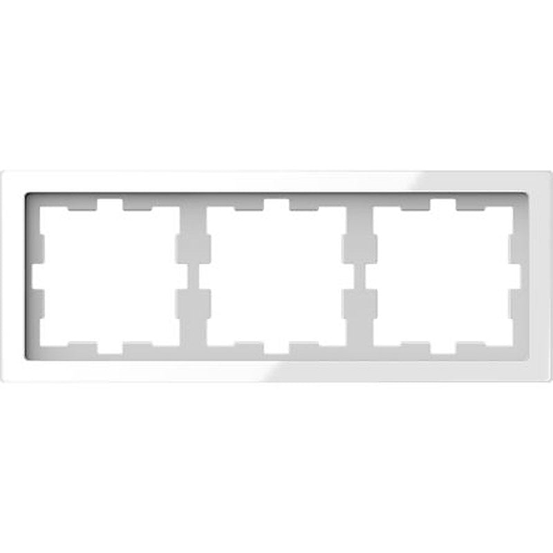Schneider Electric White, 3 Gang, D-Life