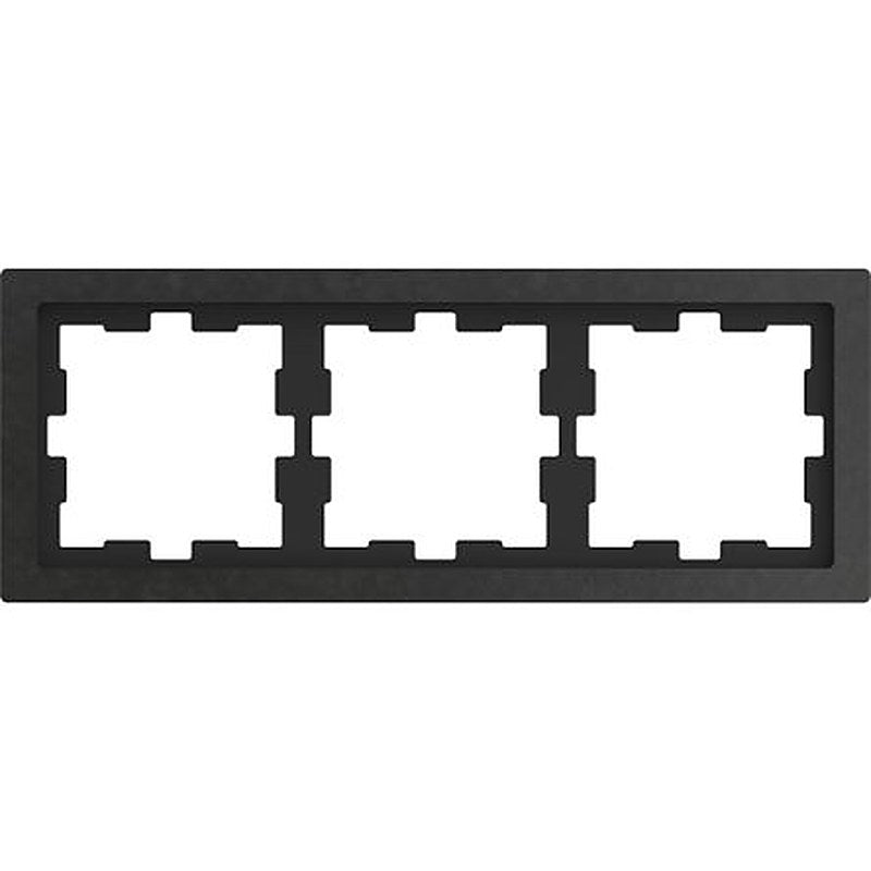 Schneider Electric Black 3 Gang Light Switch Cover
