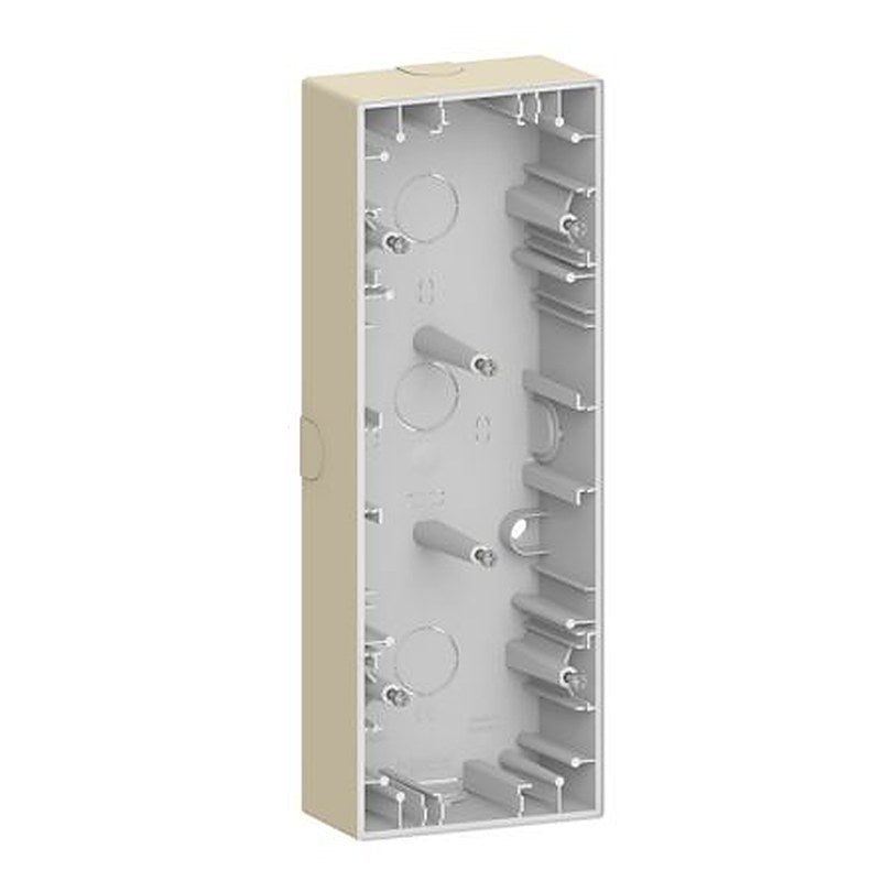 Schneider Electric D-Life White ABS Back Box Mounting Frame, Surface Mount, 3 Gangs