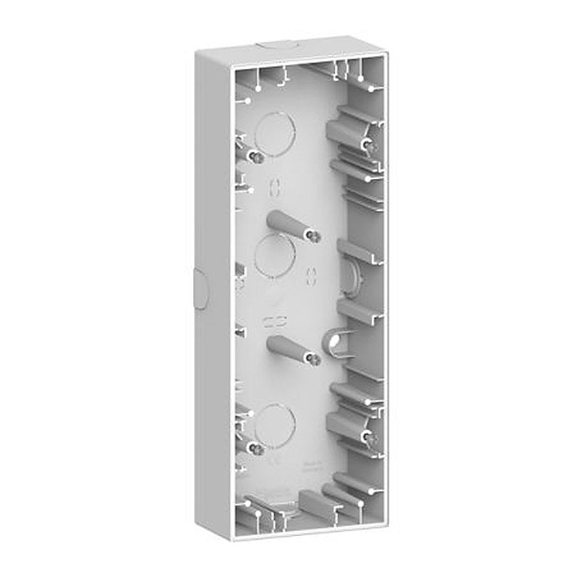 Schneider Electric D-Life White ABS Back Box Mounting Frame, Surface Mount, 3 Gangs