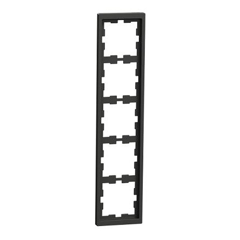 Schneider Electric Anthracite 5 Gang Frame