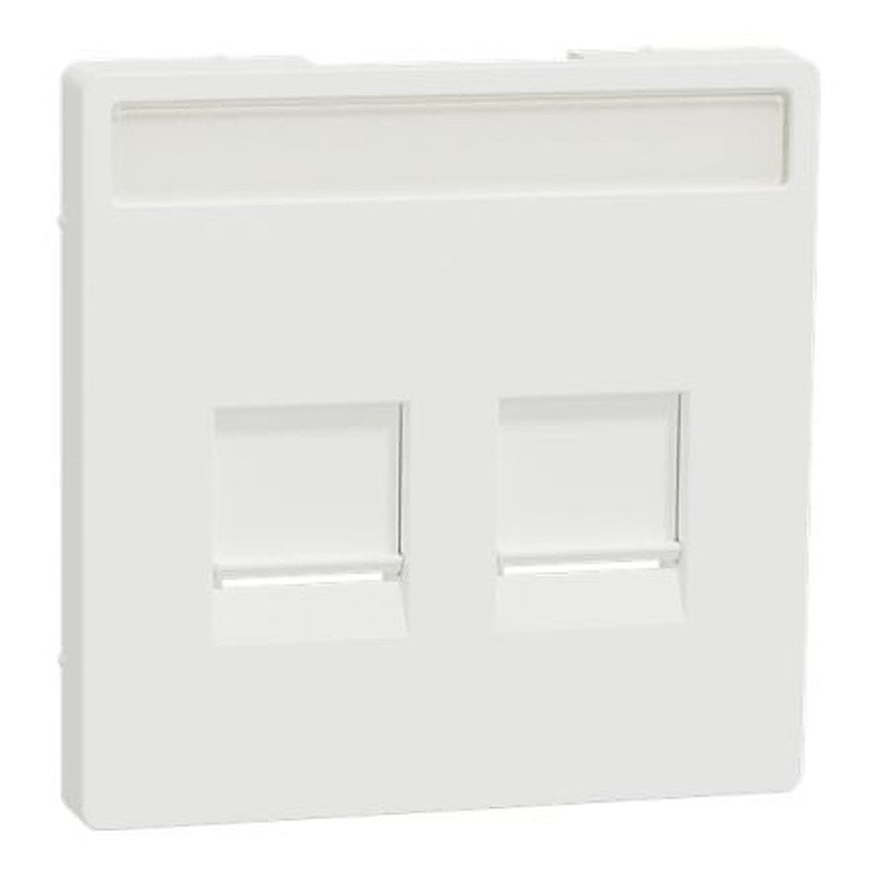Schneider Electric White 2 Gang Cover Plate