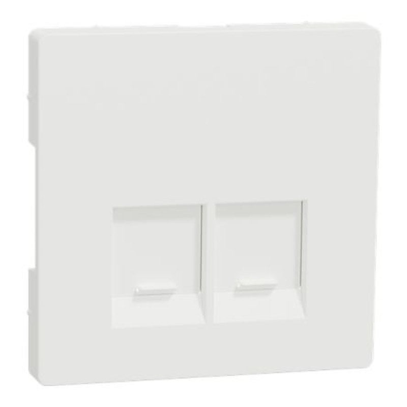 Schneider Electric White 2 Gang Cover Plate