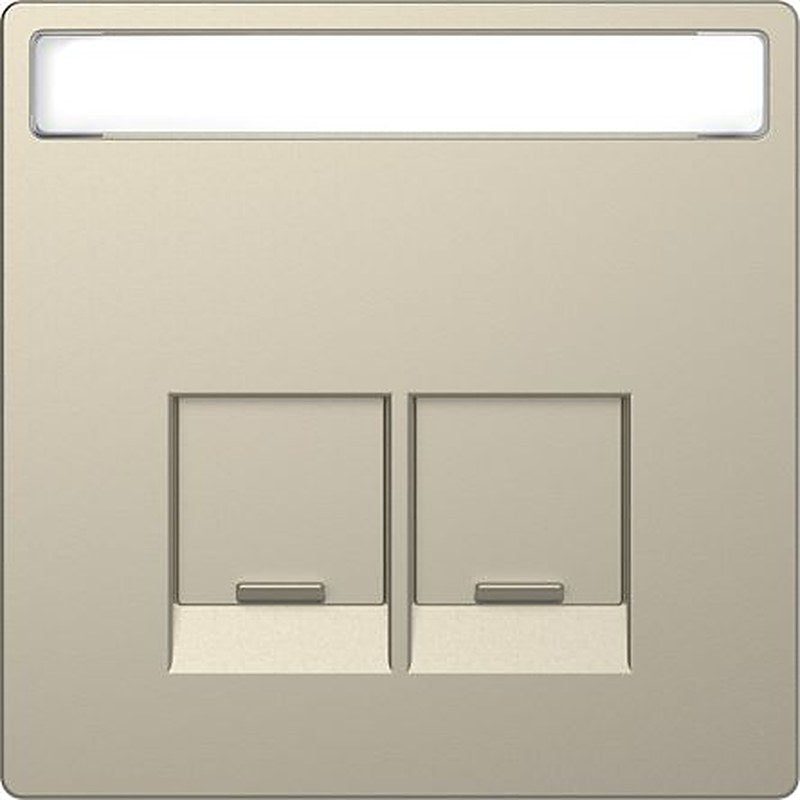 Schneider Electric Brown 2 Gang Cover Plate