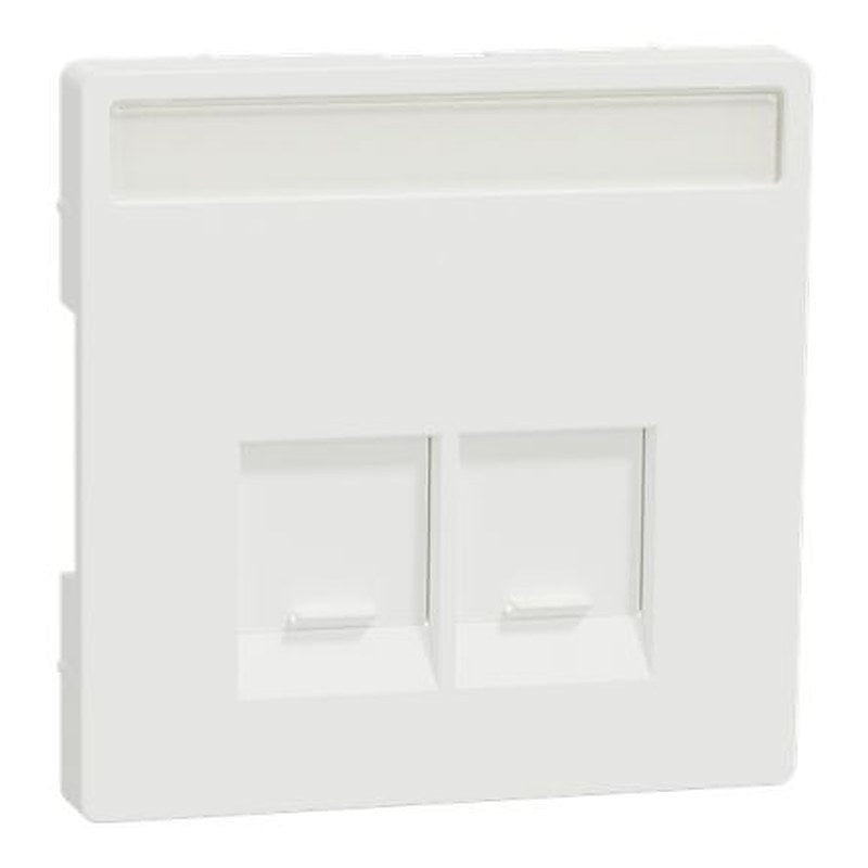 Schneider Electric White 2 Gang Cover Plate