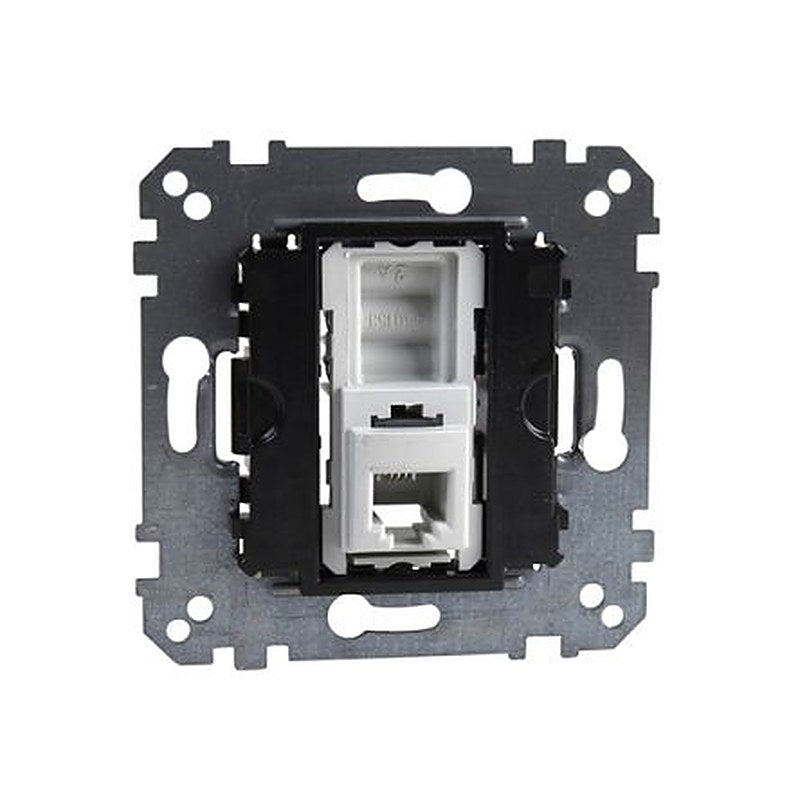 Schneider Electric Black Telephone Socket