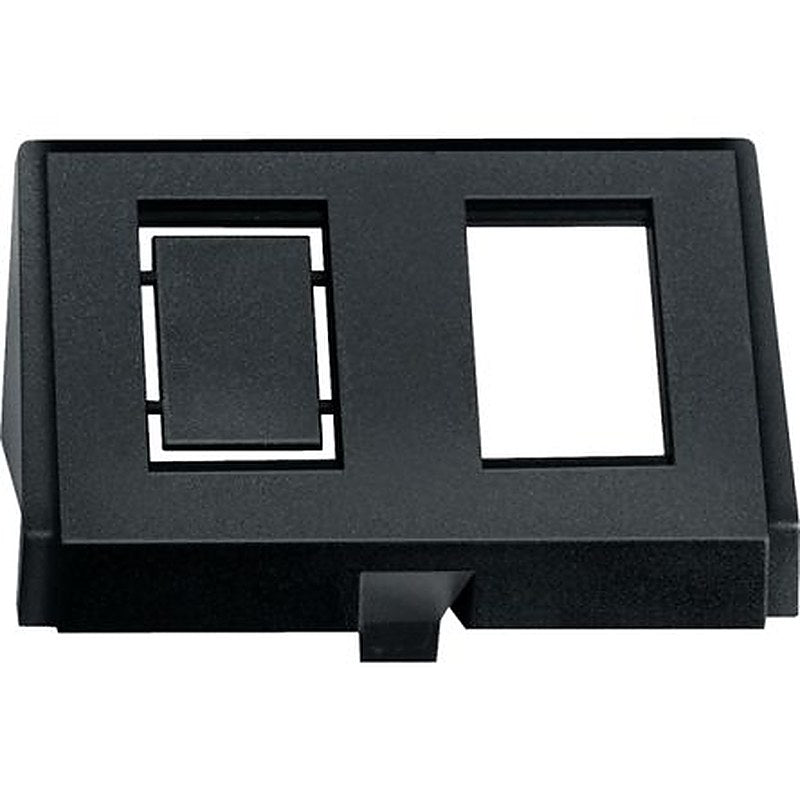Schneider Electric Black 2 Gang Light Switch Cover