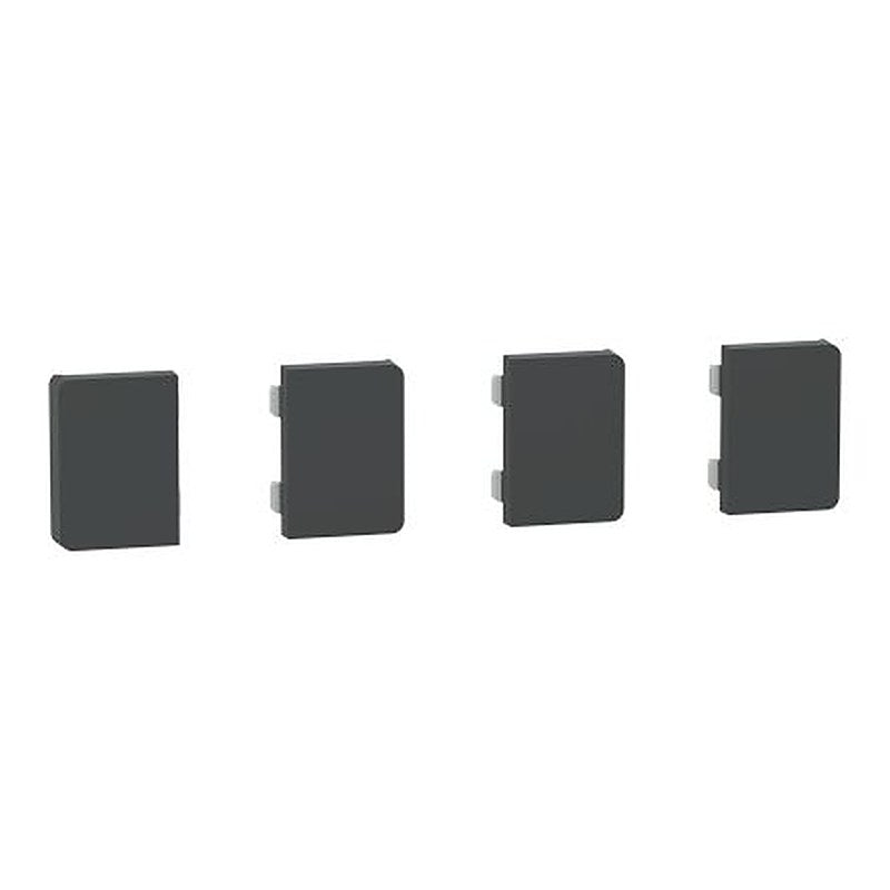 Schneider Electric Anthracite 4 Gang Cover