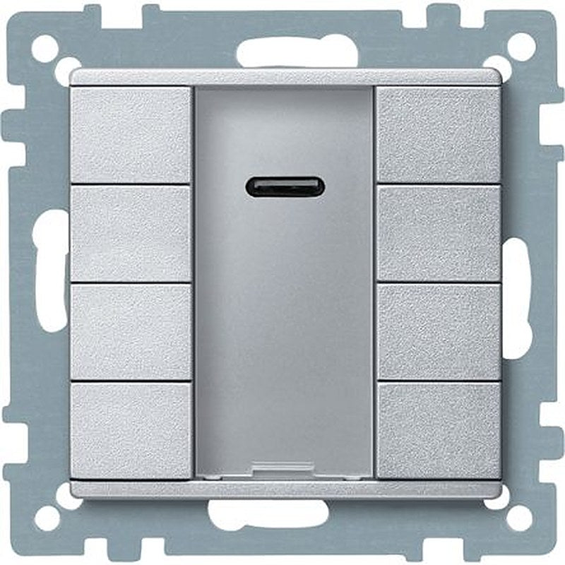 Schneider Electric KNX Series Push Button Switch, Silicone Polymer, Flush, IP20