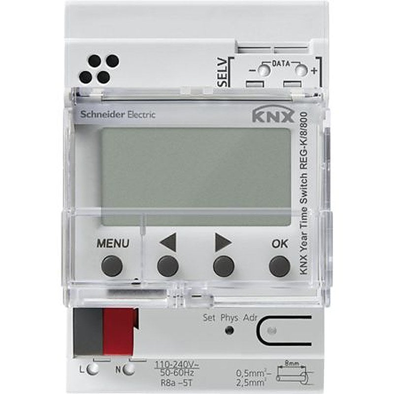Schneider Electric Digital KNX Timer Switch, 8-Channel
